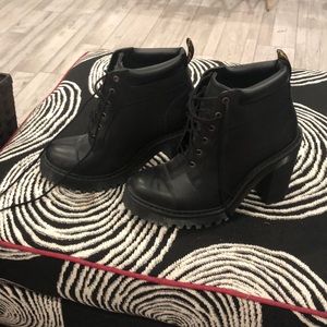 Black doc martens boots never worn